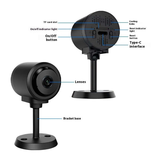 Smart Wireless WiFi Home Security Camera – HD Surveillance, Night Vision, Remote Viewing