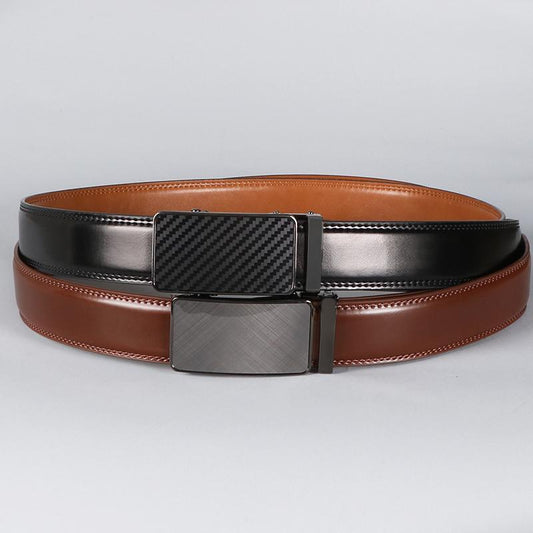 Men's Slider Ratchet Belt – Adjustable, Trimmable, Perfect Gift for Him