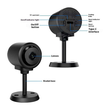 Smart Wireless WiFi Home Security Camera – HD Surveillance, Night Vision, Remote Viewing
