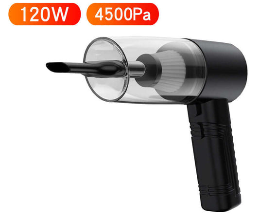 Powerful Mini Car Vacuum Cleaner – Dual-Purpose, Portable, High Suction