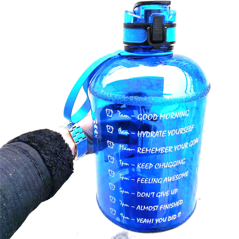Large Capacity Gym Sports Water Bottle – Bounce Lid, Leak-Proof, BPA-Free Plastic