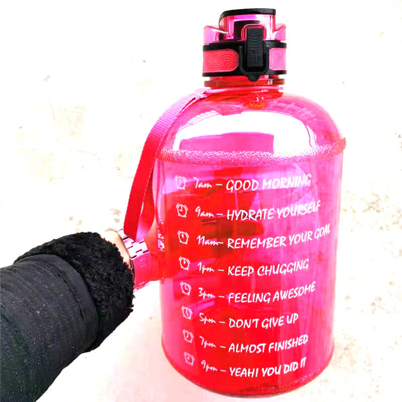 Large Capacity Gym Sports Water Bottle – Bounce Lid, Leak-Proof, BPA-Free Plastic