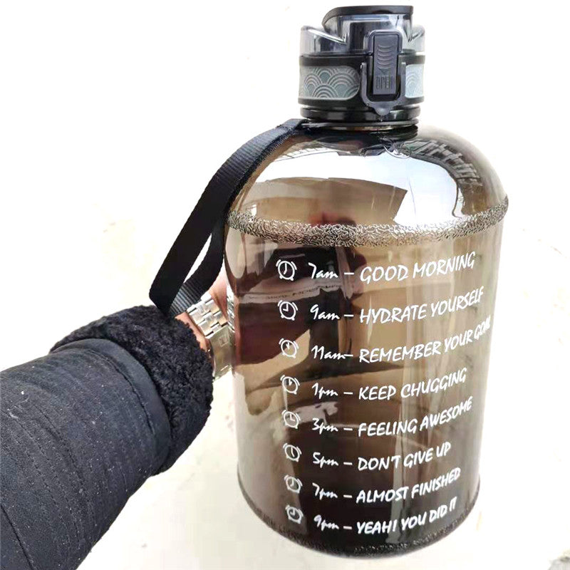 Large Capacity Gym Sports Water Bottle – Bounce Lid, Leak-Proof, BPA-Free Plastic