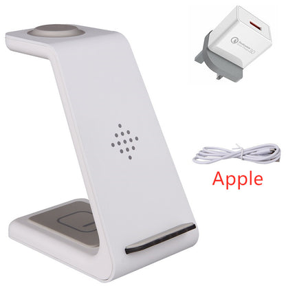 3-in-1 Wireless Charging Station – Fast Charge Dock for Phone, Watch & Earbuds