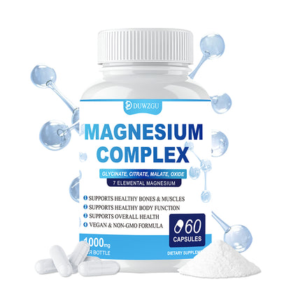 Magnesium Complex Capsules – 60 Capsules, Muscle, Sleep & Nervous System Support