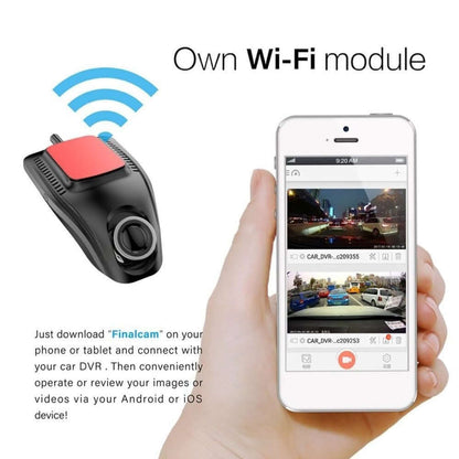Small Eye WiFi Dash Cam – Full HD Car DVR Recorder with Night Vision & Loop Recording