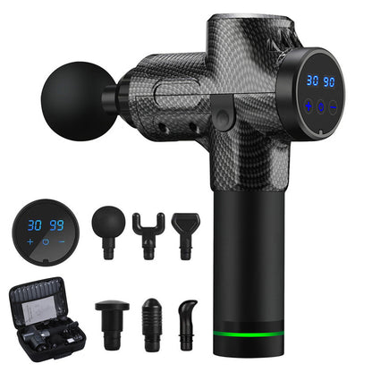 Professional Fascia Massage Gun – Brushless Motor, LCD Touch Screen, 24V