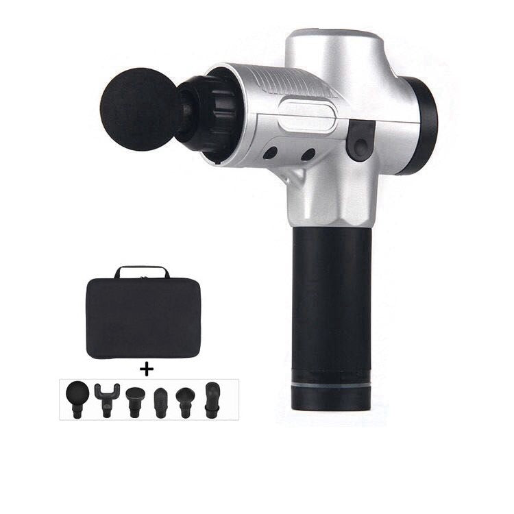 Professional Fascia Massage Gun – Brushless Motor, LCD Touch Screen, 24V