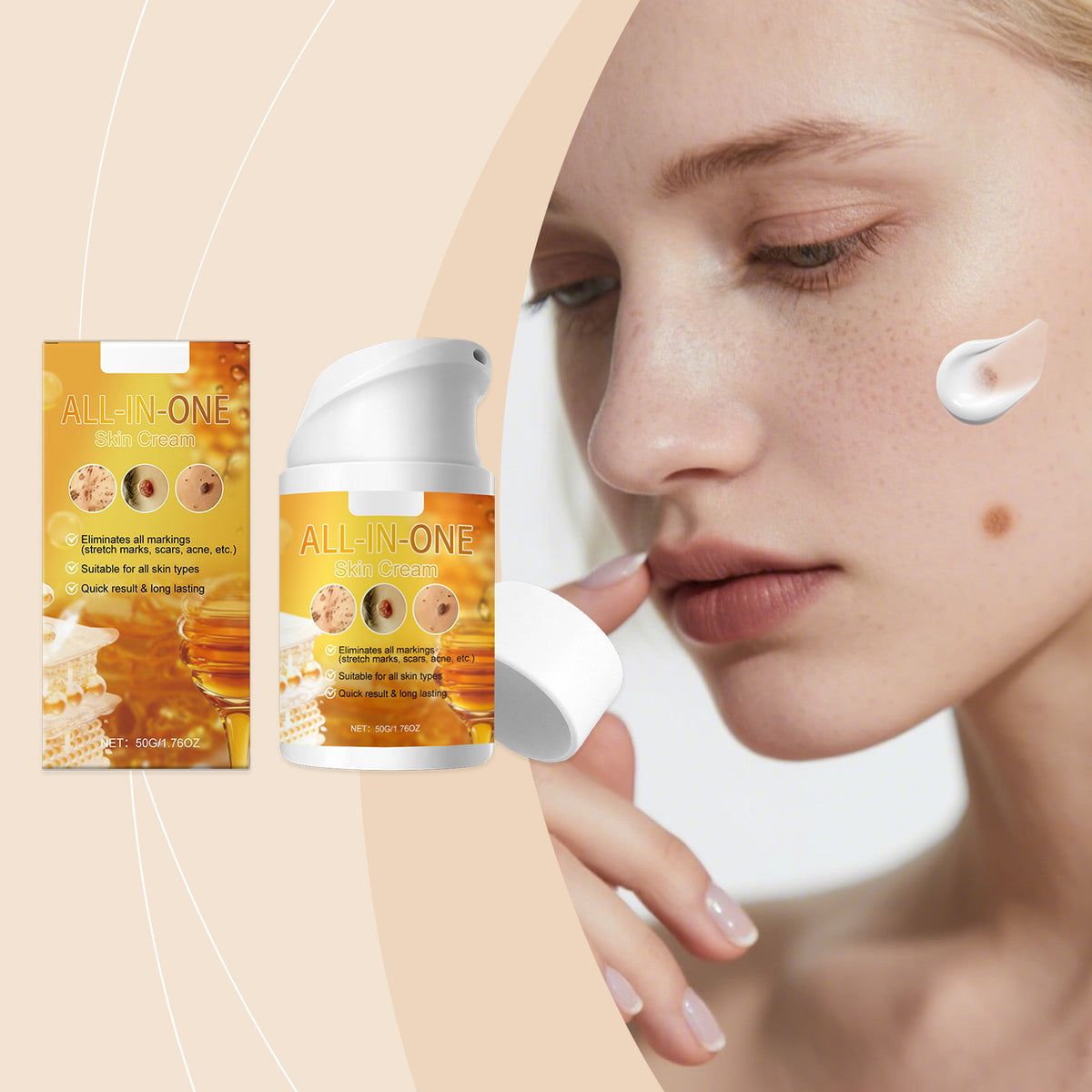Retinol Skincare Cream – Anti-Ageing, Wrinkle-Reducing & Skin-Renewing Face Cream