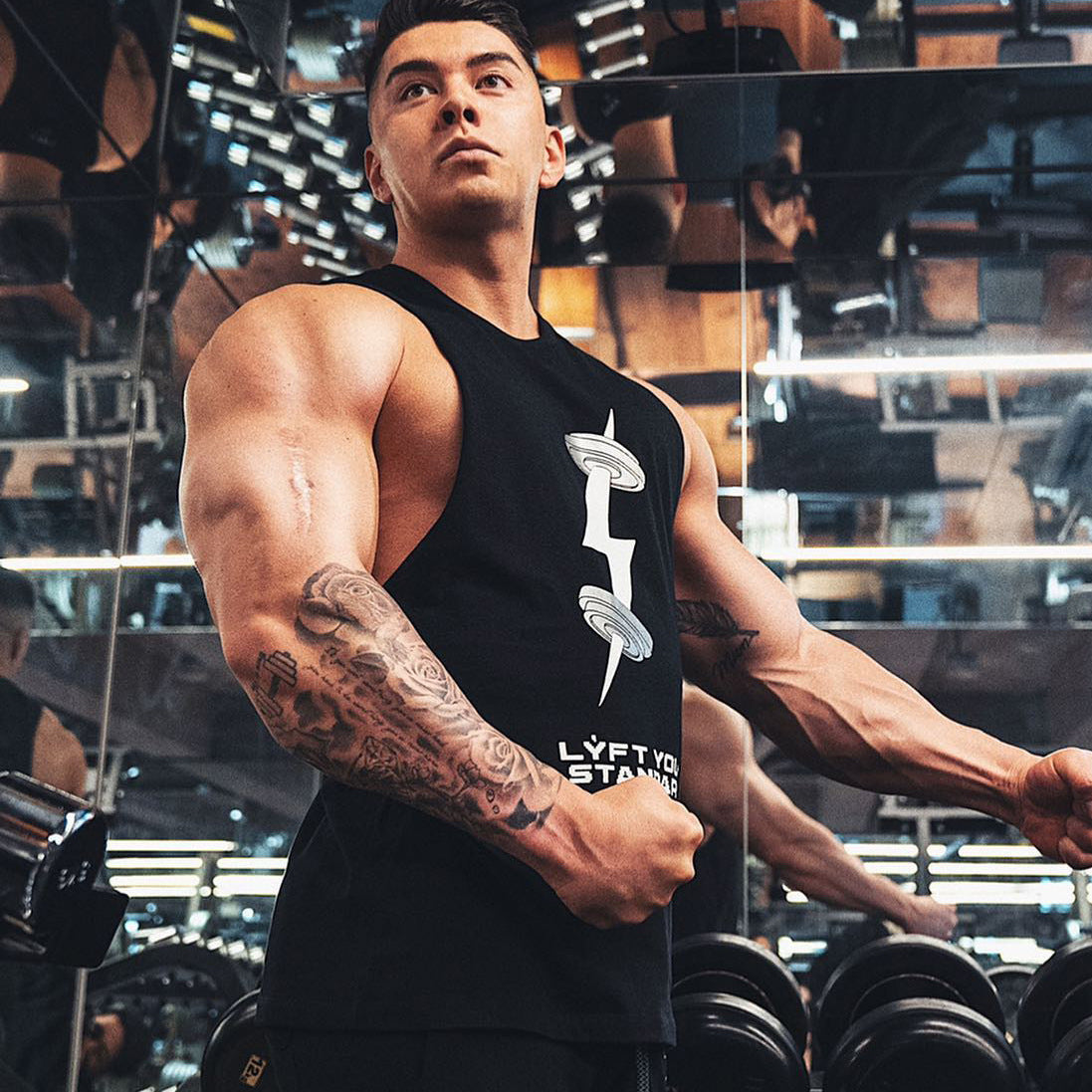 Men's Muscle Fitness Athleisure Tank Top – Breathable, Gym & Casual Wear
