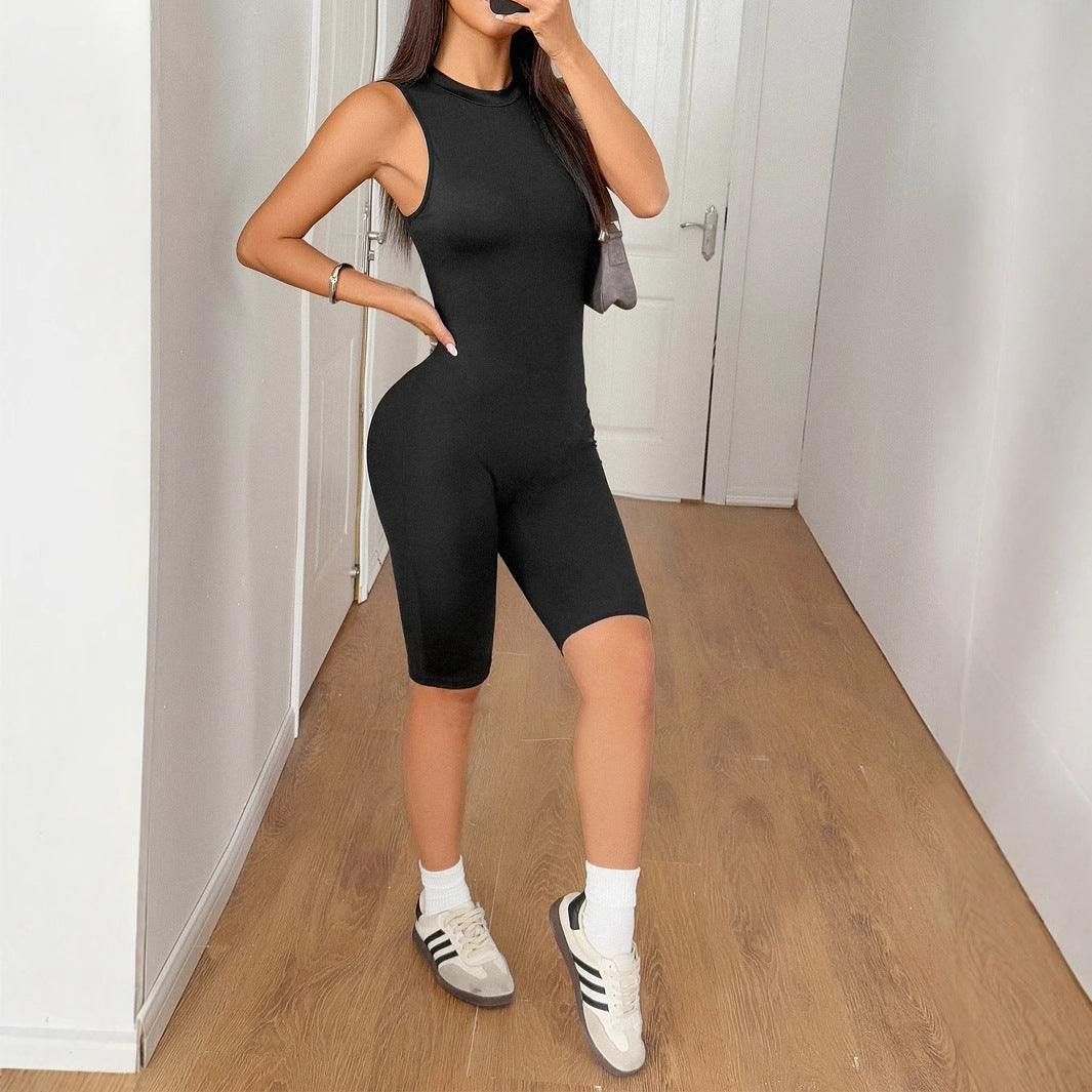 Women's Yoga Sporty Jumpsuit – Sexy, Form-Fitting, Gym to Street Style