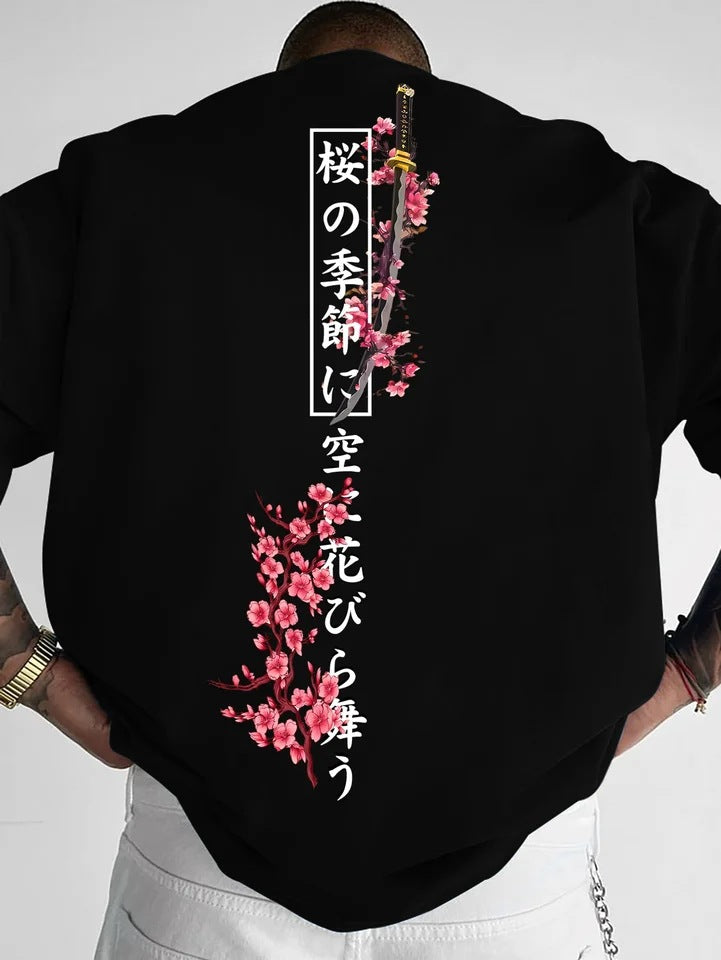 Men's Summer Loose-Fit Cotton T-Shirt – 4 Colors, Sizes XS–XXXL