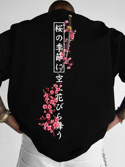 Men's Summer Loose-Fit Cotton T-Shirt – 4 Colors, Sizes XS–XXXL