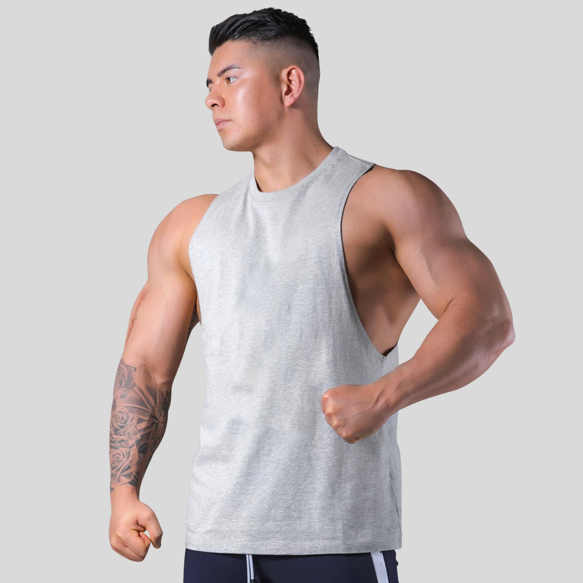 Men's Muscle Fitness Athleisure Tank Top – Breathable, Gym & Casual Wear