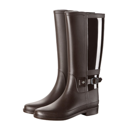 Women's Waterproof Rain Boots – Long Tube PVC, Pointed Toe, Sizes 36–39