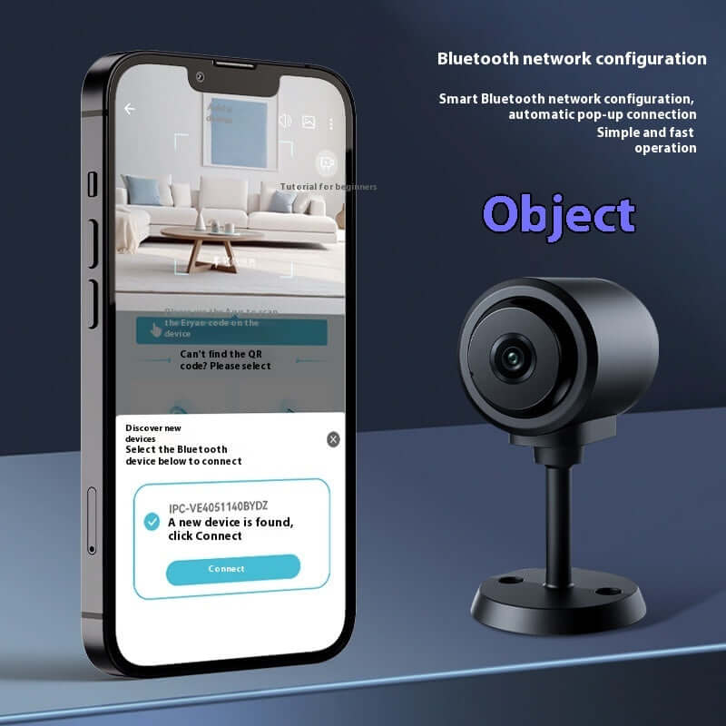 Smart Wireless WiFi Home Security Camera – HD Surveillance, Night Vision, Remote Viewing