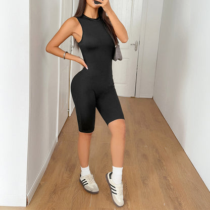 Women's Yoga Sporty Jumpsuit – Sexy, Form-Fitting, Gym to Street Style