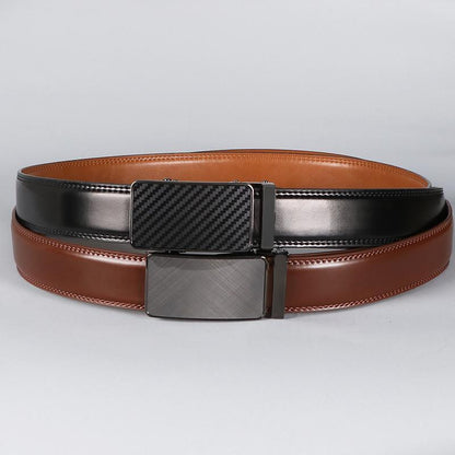 Men's Slider Ratchet Belt – Adjustable, Trimmable, Perfect Gift for Him