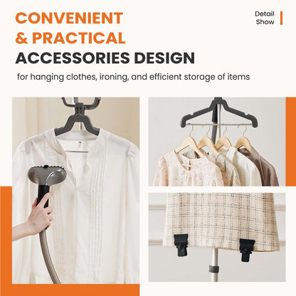 Standing Garment Steamer – Powerful, Fast Heat-Up, Wrinkle-Free Clothes in Minutes