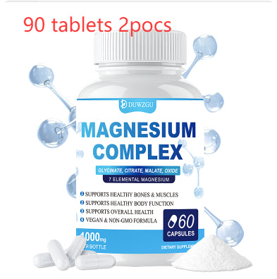 Magnesium Complex Capsules – 60 Capsules, Muscle, Sleep & Nervous System Support