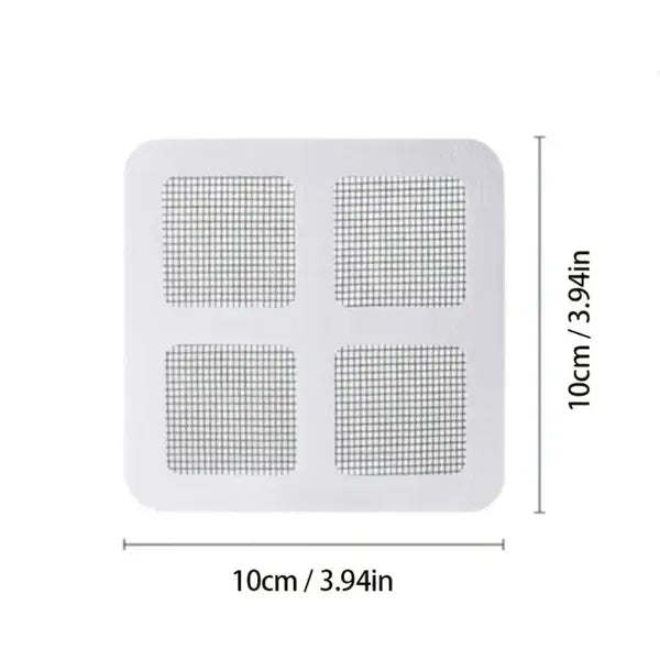 48-Pack Disposable Shower Drain Hair Catcher Stickers – Bathroom Tub & Sink Strainer Covers