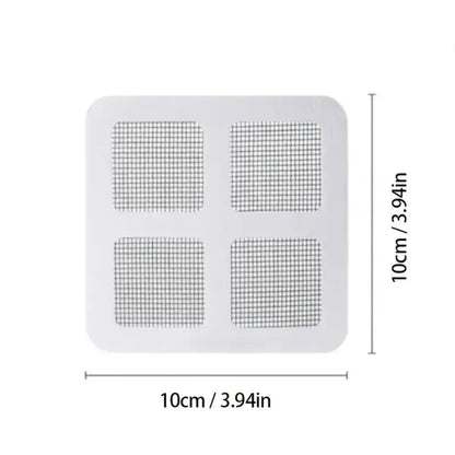 48-Pack Disposable Shower Drain Hair Catcher Stickers – Bathroom Tub & Sink Strainer Covers