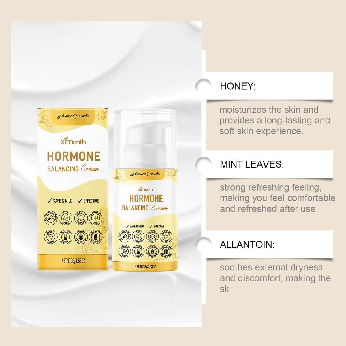 Nourishing Neck & Décolletage Cream for Women – Firming, Balancing & Anti-Ageing