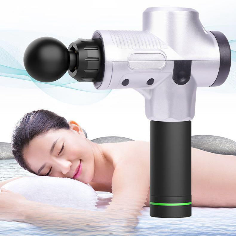 Professional Fascia Massage Gun – Brushless Motor, LCD Touch Screen, 24V