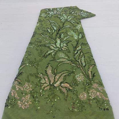 Two-Tone Iridescent Lily Sequin Stretch Mesh Lace Fabric – Dressmaking, Costumes & Crafts