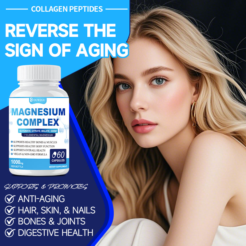 Magnesium Complex Capsules – 60 Capsules, Muscle, Sleep & Nervous System Support